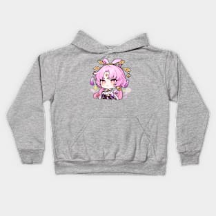 Honkai Star Rail Chibi Fu Xuan 4 Kids Hoodie